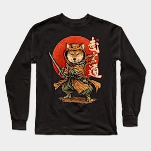 Samurai Shiba Long Sleeve T-Shirt